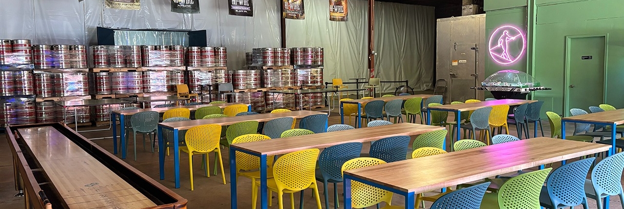 Hi-Wire RAD beer garden