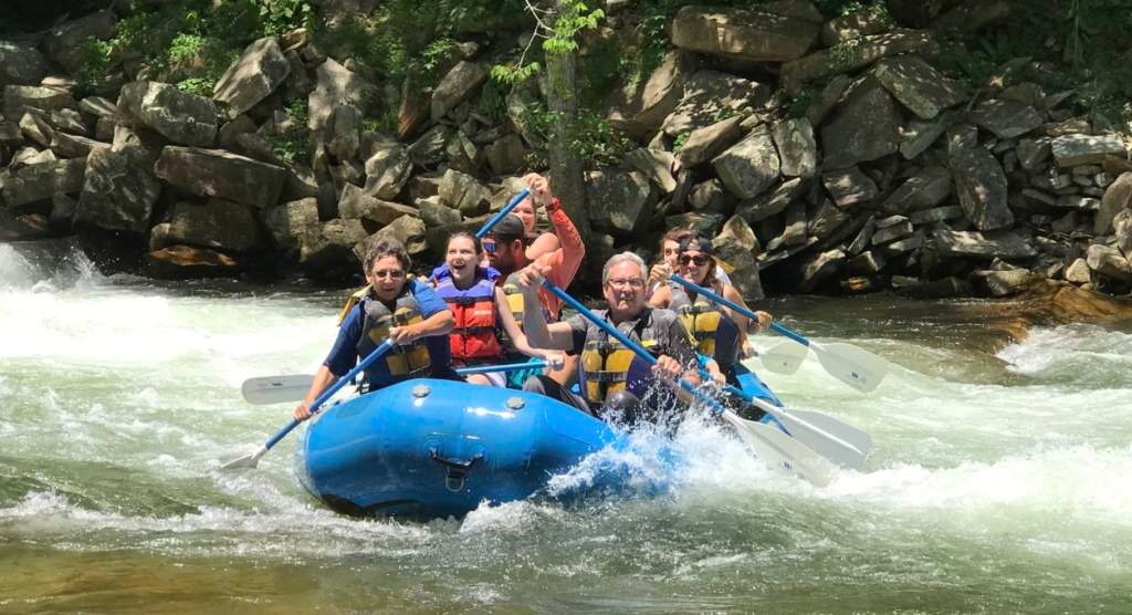 white water rafting in Bryson City, NC